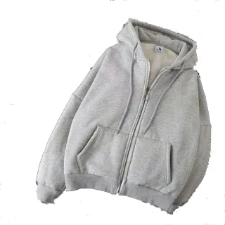 【NBL】現貨J0305韓版冬裝連帽拉鍊帽T(拉鍊帽T外套)