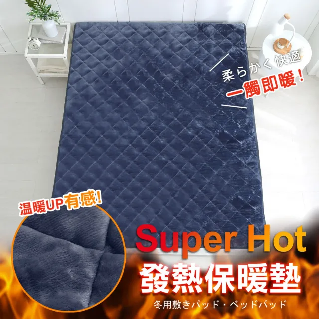 【HongYew 鴻宇】科技發熱保暖墊 獨家四層工藝 免插電 蓄熱保暖-多款任選(雙人)