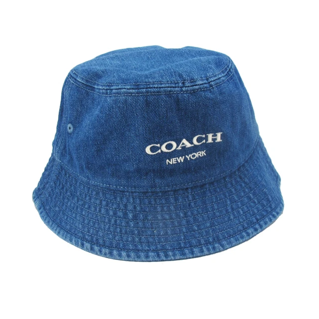 COACH 新款牛仔水桶帽(藍)