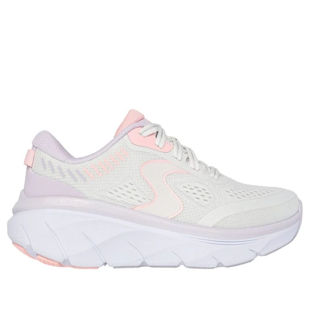 SKECHERS D LUX WALKER 2.0 女 健走/步行鞋 舒適 透氣 白 粉紅(150007OFPK)