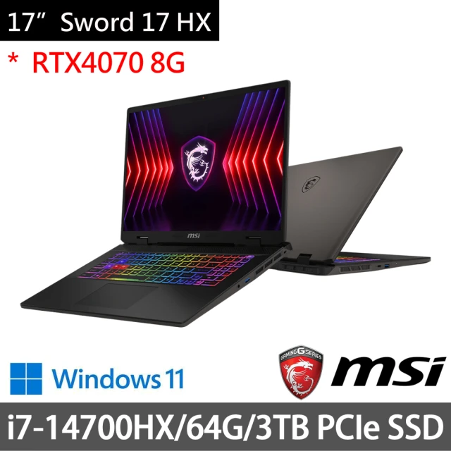 MSI 微星 特仕16吋獨顯電競筆電(Sword 16 HX