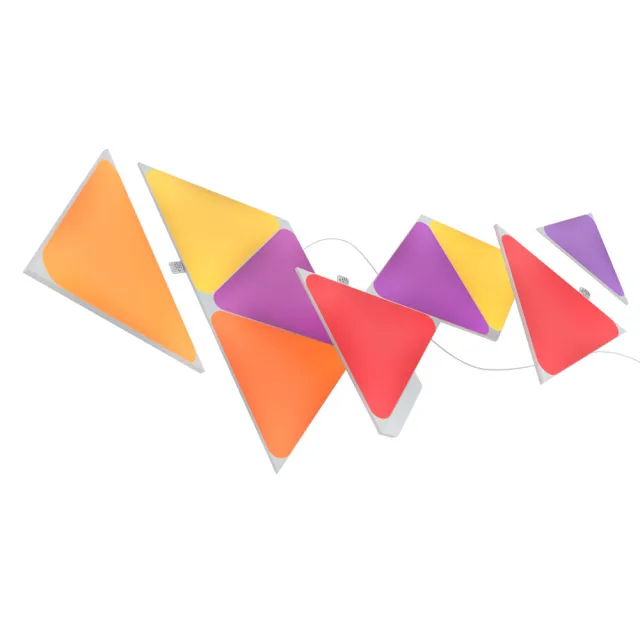 【Nanoleaf】Shapes智能三角燈3片擴充組(RGB LED 觸控 音樂 氣氛燈 LED燈 像素燈)