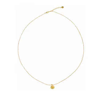 【Just Gold 鎮金店】編織幸福 黃金項鍊(網路獨家)