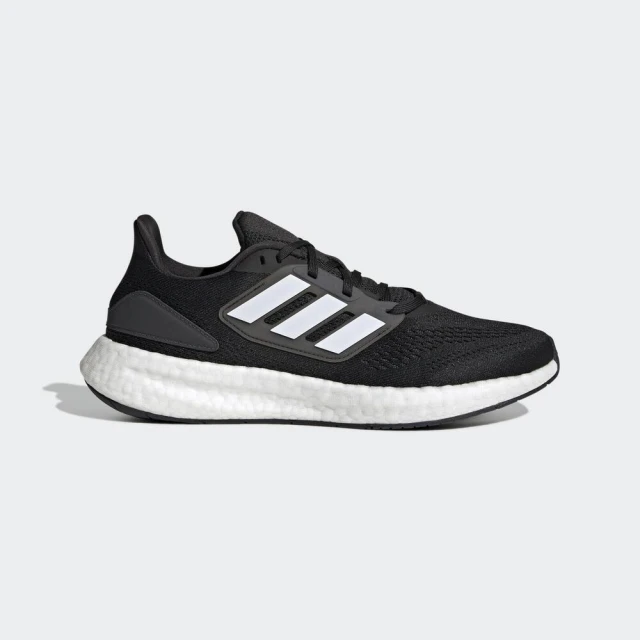 adidas 愛迪達 Pureboost 22 男 慢跑鞋 運動 訓練 休閒 輕量 舒適 避震 彈力 黑白(GZ5174)