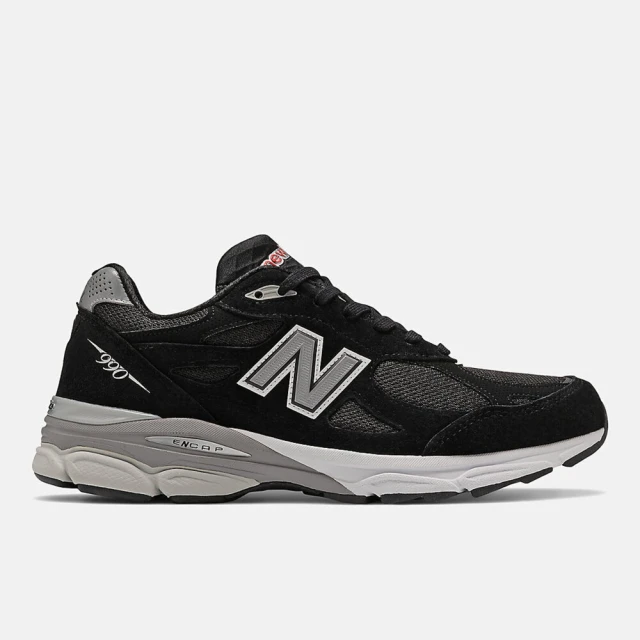 NEW BALANCE 990 V3 男 休閒鞋 運動 復古 慢跑 D楦 美製 麂皮 耐磨 黑 灰(M990BS3)