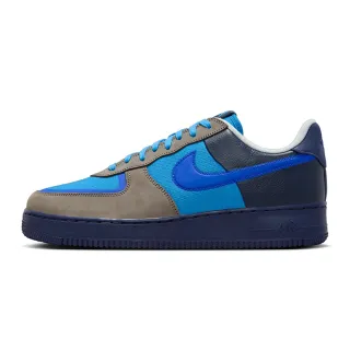 【NIKE 耐吉】休閒鞋 男鞋 聯名 The Stash x Air Force 1 Low 咖啡 藍(HF5516-001)