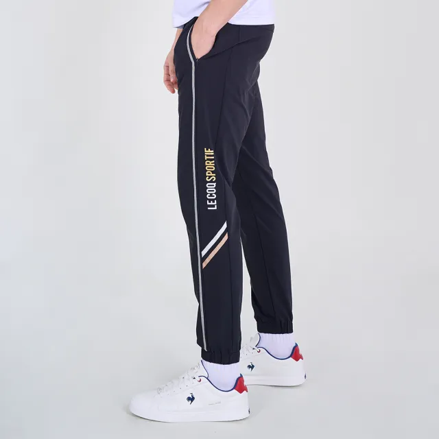 【LE COQ SPORTIF 公雞】運動TRAINING平織長褲 男女款-2色-LWU81672_LWU82672
