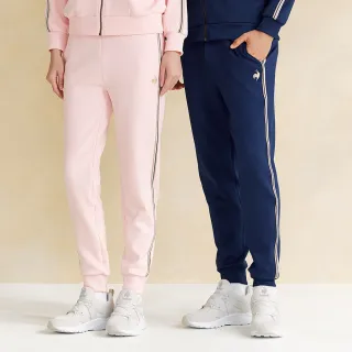 【LE COQ SPORTIF 公雞】運動基礎針織長褲 男女款-3色-LWU81771_LWU82771