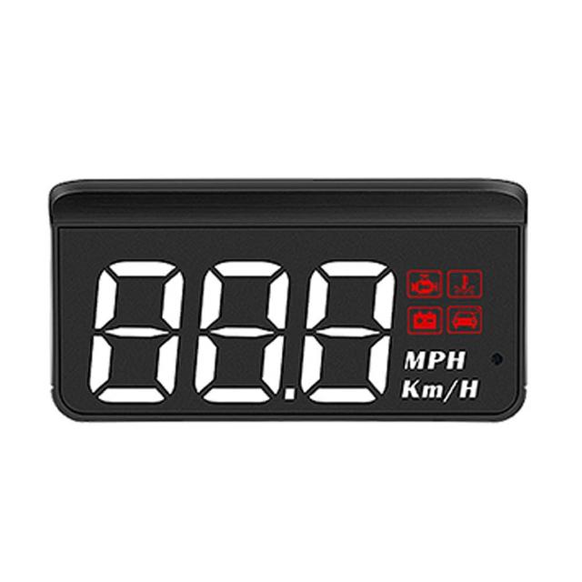 【領先者】M3 白光大字體 HUD OBD2多功能抬頭顯示器