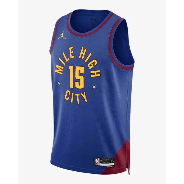 NIKE 耐吉 NBA 金塊隊 籃球背心 男款 DEN MNK DF SWGMN JSY STM 22 藍色(DO9524496)