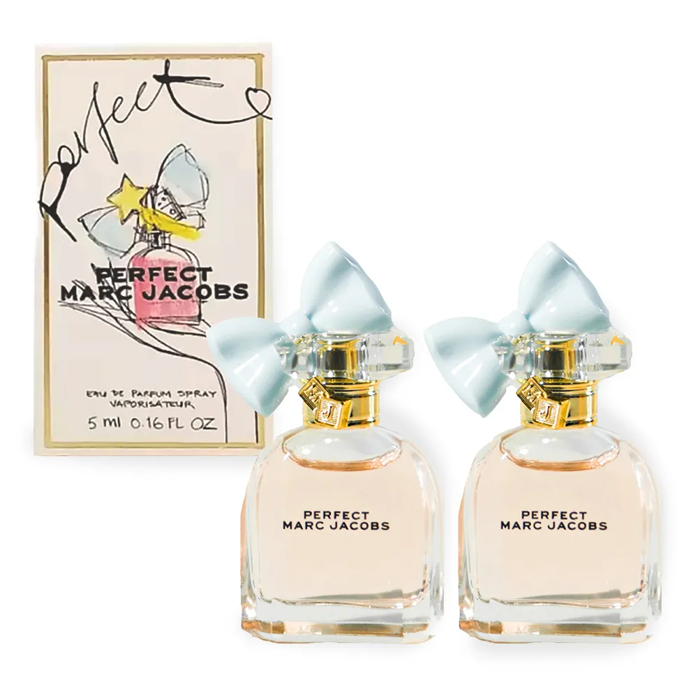 【MARC JACOBS 馬克賈伯】Perfect 完美女人淡香精 5ml 小香-2入組(平行輸入)
