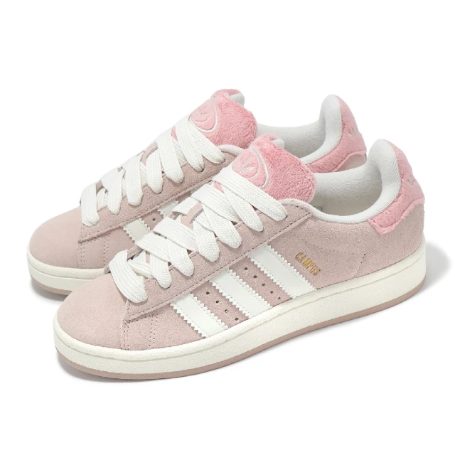 adidas 愛迪達 休閒鞋 Campus 00S W 女鞋 粉紅 白 復古 麂皮 愛迪達(JR8042)