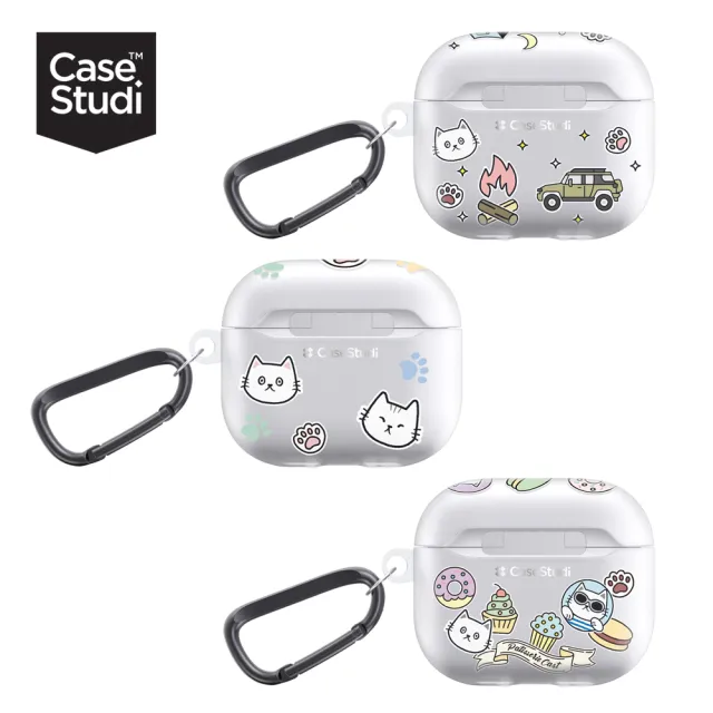 【Casestudi】AirPods 4 CAST 貓咪系列充電盒保護殼(AirPods 4 保護殼)