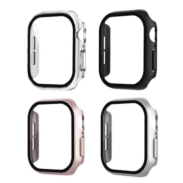 Apple Watch Series 10 42mm 全包覆 系列 9H鋼化玻璃貼 錶殼 一體式保護殼 