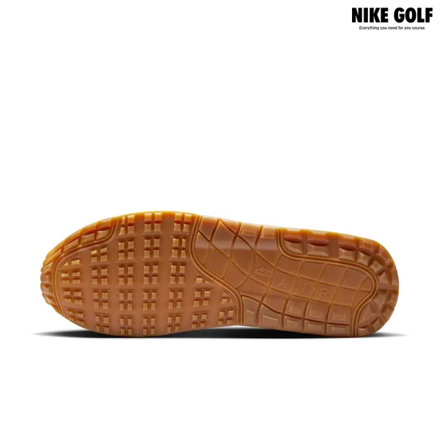 【NIKE GOLF】男款 Nike Air Max 186 OG G  Nike高爾夫球鞋(白色/黑色/膠棕色)