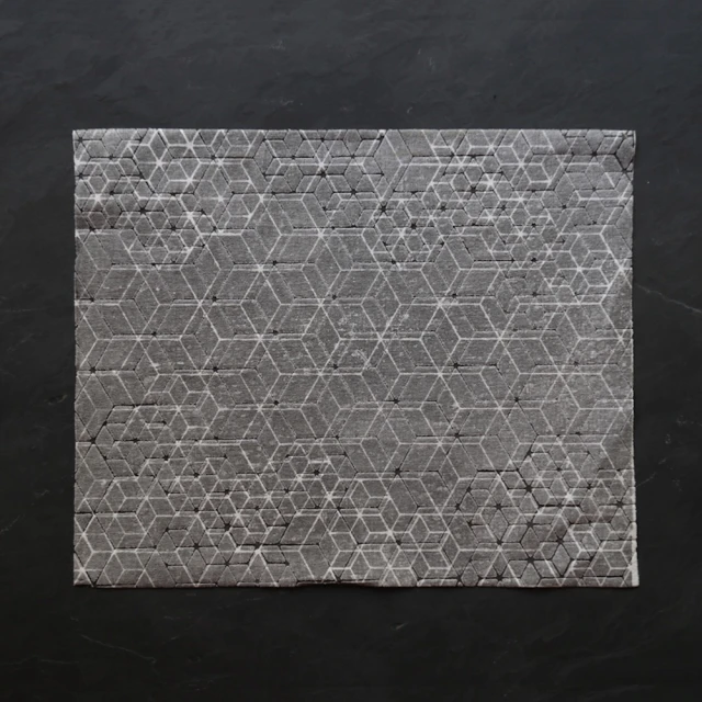 PRIME Placemat Tin 餐墊 灰(立體塊面與摺