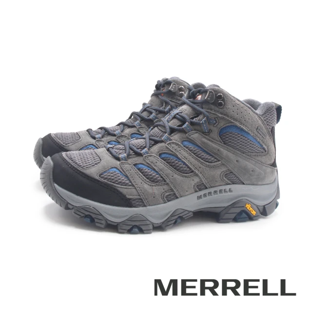 MERRELL 男 MOAB 3 MID GORE-TEX 中筒防水登山鞋 男鞋(深灰藍)