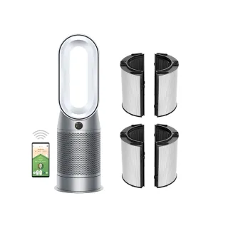 【dyson 戴森】HP07 Purifier Hot+Cool 三合一涼暖空氣清淨機(銀白色)