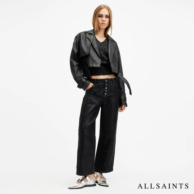 ALLSAINTS OPHELIA 短版羊皮皮衣外套 W044LB(舒適版型)