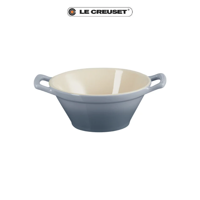 Le Creuset 瓷器卡蘇雷碗(迷霧灰)