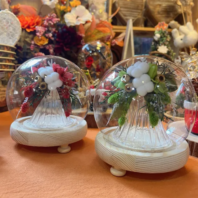 【OSTARA FLORIST 奧斯塔拉花藝】幸福響叮噹(玻璃球花禮、日本永生配材、聖誕節)