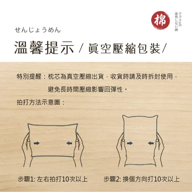 【BELLE VIE】日式水洗純棉立體舒眠枕-74x48cm(中低枕適用 羽絲絨枕)
