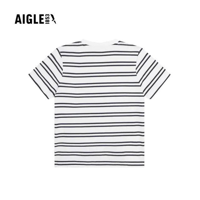 【AIGLE】童 有機棉短袖T恤AG-55024A130 白色(童裝 童上衣 有機棉)