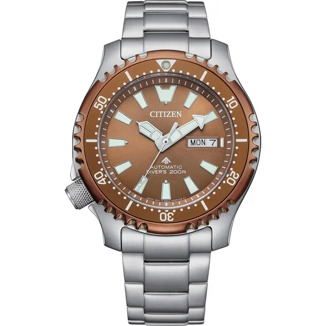 【CITIZEN 星辰】Promaster 鋼鐵河豚 限量 潛水錶 機械錶(NY0164-65X)
