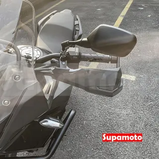 【Supamoto】雙色LED護弓—K(日行燈/方向燈/越野ADV/史坤伯/防風防曬/卡夢碳纖維/護手/機車改裝)