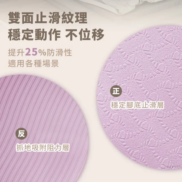 【Beroso 倍麗森】加厚止滑靜音緩衝超慢跑墊C46(運動跪墊/瑜珈墊/運動墊/10mm/)