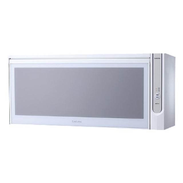 【SAKURA 櫻花】90公分懸掛式臭氧殺菌烘碗機(Q7565BWXL 原廠保固服物 基本安裝)