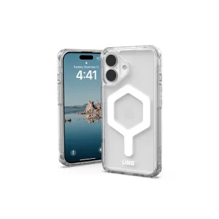 【UAG】iPhone 16 磁吸耐衝擊全透保護殼-極透明(支援MagSafe無線充電)