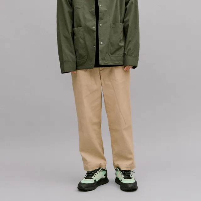 【plain-me】男女款Billy Pants 斜紋棉比例神褲 褲子 PLN3565(長褲 休閒褲)