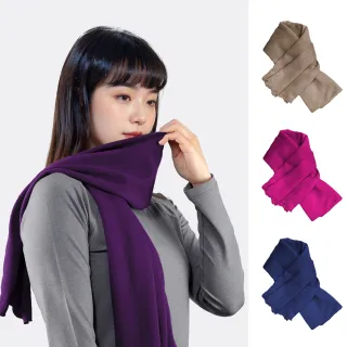 【酷爵 COOCHAD】絲柔暖膚圍巾披肩 10色(高規天然蠶絲羊毛 親膚不刺癢 透氣保暖不悶熱 台 