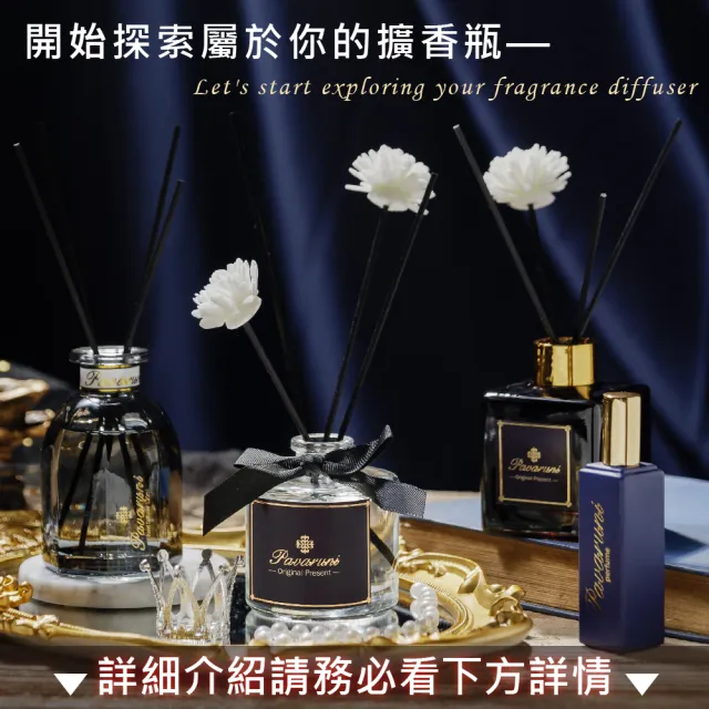 【Pavaruni】美國擴香瓶三入組夜幕系列(無火香薰/天然精油/花香/木質香/果香)
