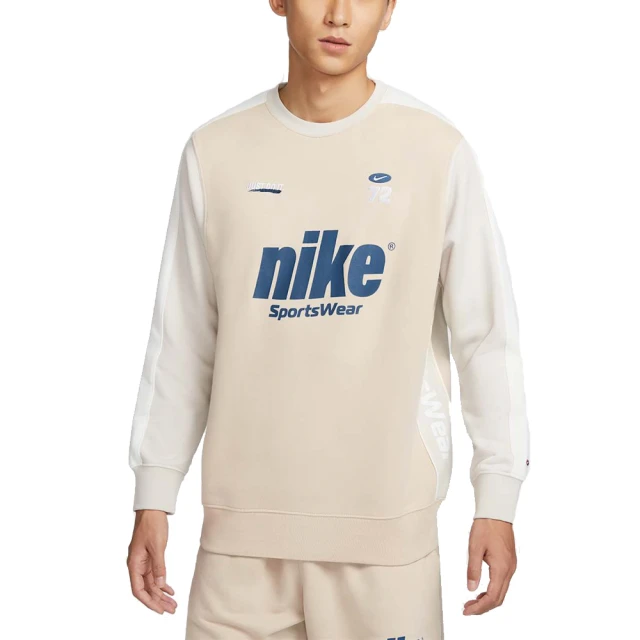 NIKE 耐吉 AS M NSW CLUB CREW FT CIRCUIT 圓領長袖上衣 男 - HQ4949126