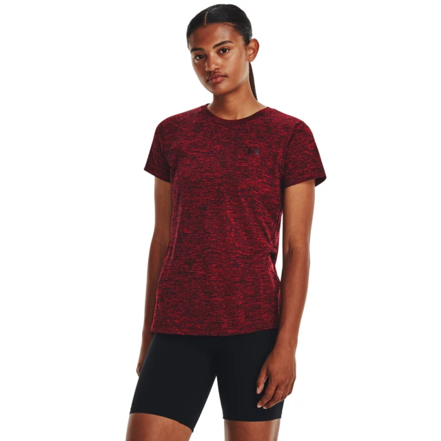 UNDER ARMOURUNDER ARMOUR UA 女 Tech Novelty 短T_1379465-600(麻花紅)