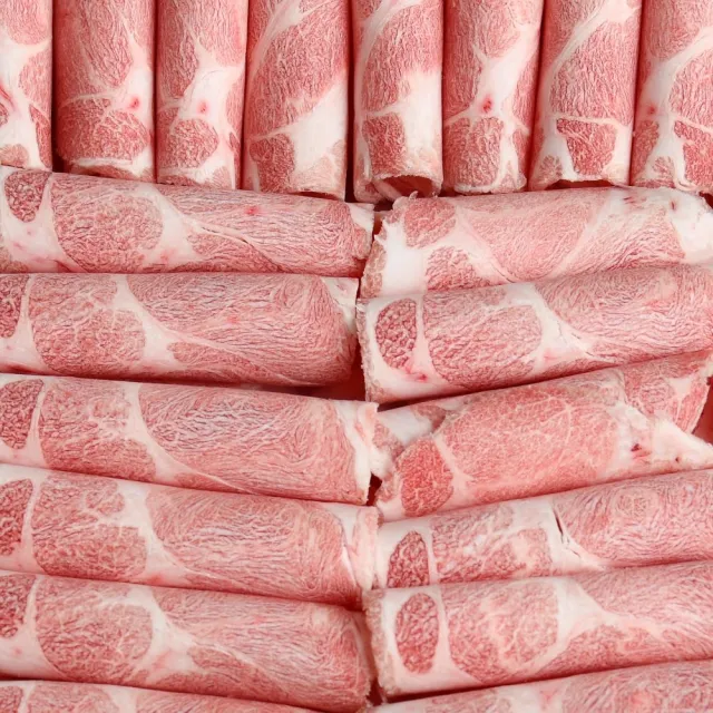 【小嚼士】霜降梅花豬肉片 1KG 超值3包組(火鍋肉片 烤肉片 炒片 雪花豬 冷凍豬肉 豬肉片 冷凍肉品)