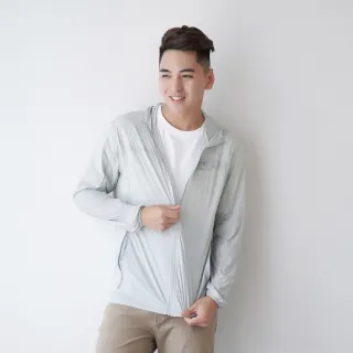 【PL Life】貝柔UPF40+羽量冰絲防曬外套(灰藍)