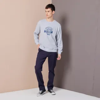 【JEEP】男裝 率性立體貼袋工裝長褲(藍色)