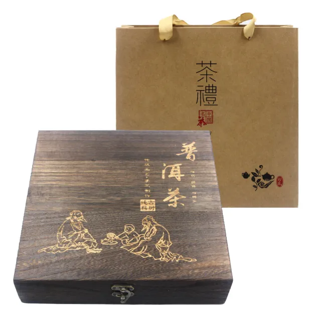 【中茶牌】易武大樹 七子餅茶-禮盒裝附提袋(普洱茶 生茶)