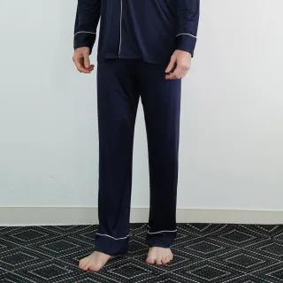 【御絹坊】簡約舒適蠶絲男生睡褲