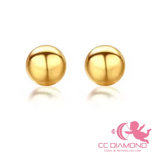 【CC Diamond】日本進口18K金 迷你耳釘3mm(升級版)