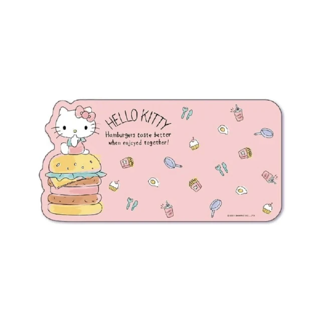 SANRIO 三麗鷗 Hello Kitty 好味漢堡(造型布面滑鼠墊)