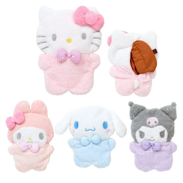 小禮堂 Sanrio 三麗鷗 絨毛玩偶熱敷袋 - 全身 冬日特輯 Kitty 美樂蒂 大耳狗 酷洛米(平輸品)