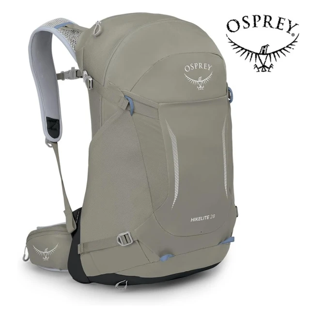 Osprey Hikelite 28 輕量網架登山背包 混凝土灰(健行背包 運動後背包 多功能背包)