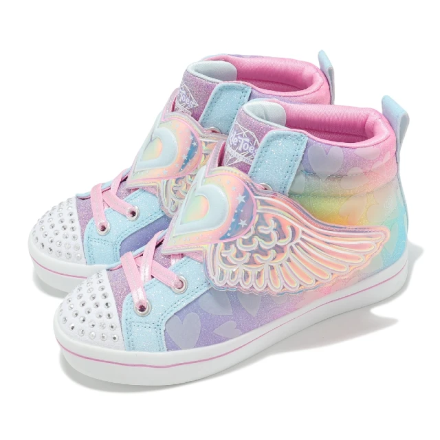 SKECHERS 燈鞋 S Lights-TWI-Lites 2-Flying Love 中童 翅膀 閃燈 發光 童鞋(314393-LLBMT)