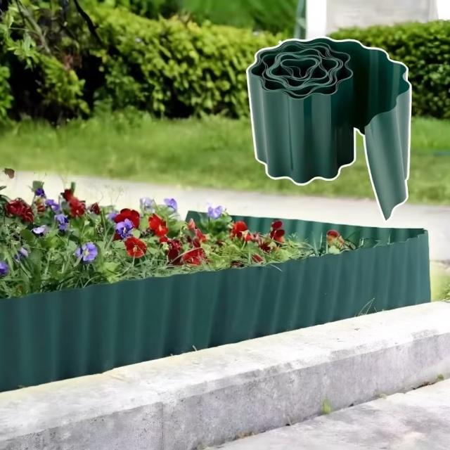 園藝塑膠圍欄10*900CM(塑膠圍欄 花園 花草 柵欄 草坪 裝飾  布置 盆栽 陽台 公園)