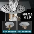 【SUNLY】磁吸密封防臭防堵地漏芯 大濾網大排量排水蓋 地漏蓋(快速排水 除蟲 地漏塞)