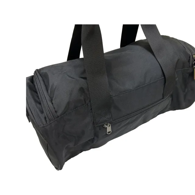 【SNOW.bagshop】雙11 圓筒旅行袋小容量(運動休閒防水包 尼龍U型開口附長背帶)